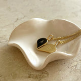 18k Gold Vermeil | Diamond Chain | Handwritten Initial