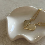 18k Gold Vermeil | Paperclip Chain | Fingerprint