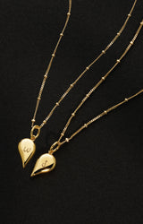 18k Gold Vermeil | Bobble Chain | Handwritten Initial