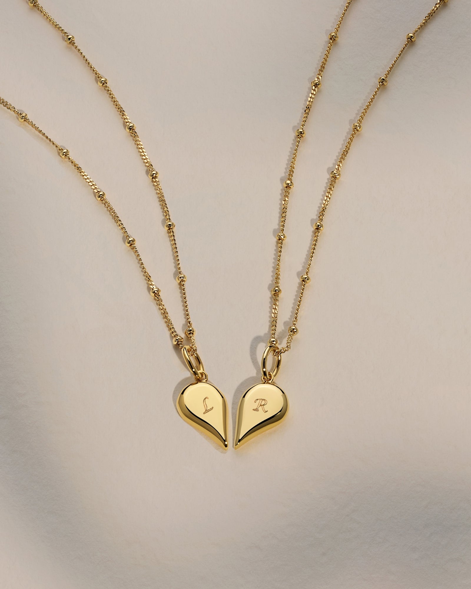 18k Gold Vermeil | Bobble Chain | Digital Initial