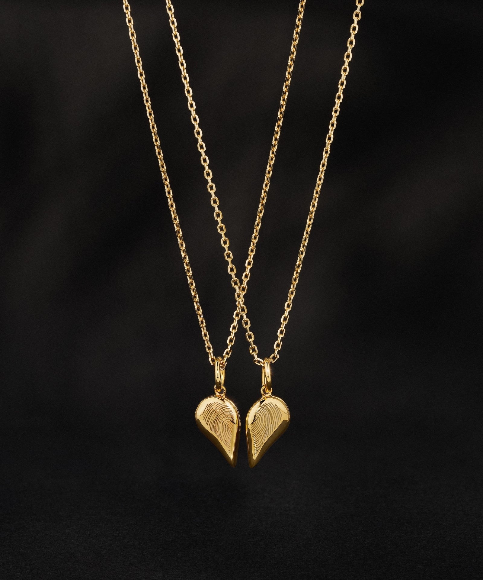 18k Gold  | Diamond Chain | Fingerprint