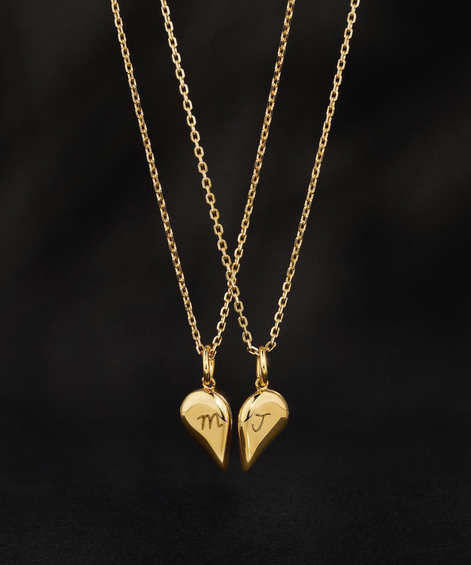 18k Gold  | Diamond Chain | Handwritten Initial