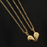 18k Gold Vermeil | Paperclip Chain | Fingerprint