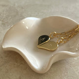 18k Gold Vermeil | Paperclip Chain | Handwritten Initial