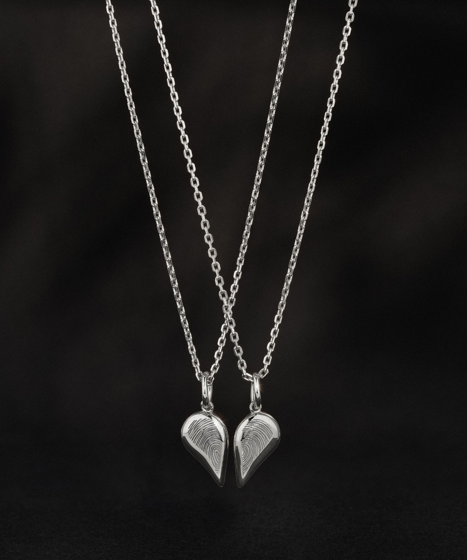 Sterling Silver | Diamond Chain | Fingerprint