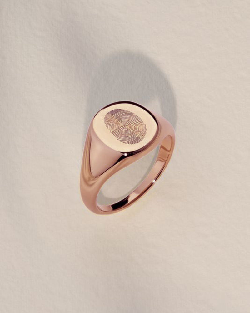 The Classic Fingerprint Signet Ring