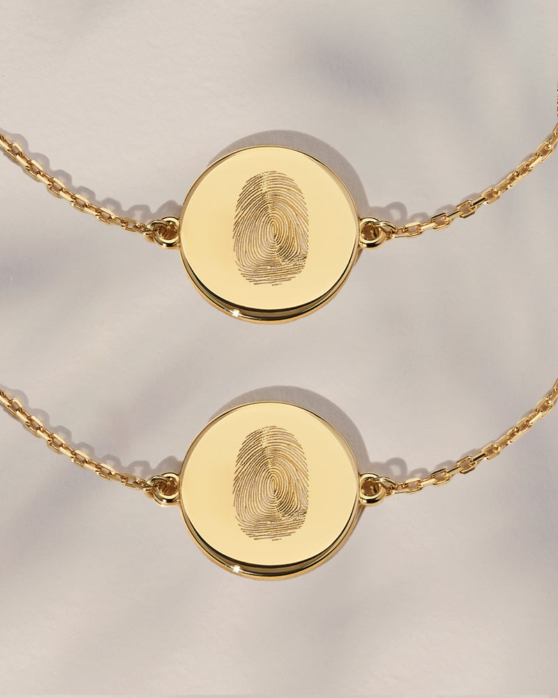 The Double Sided Fingerprint Bracelet