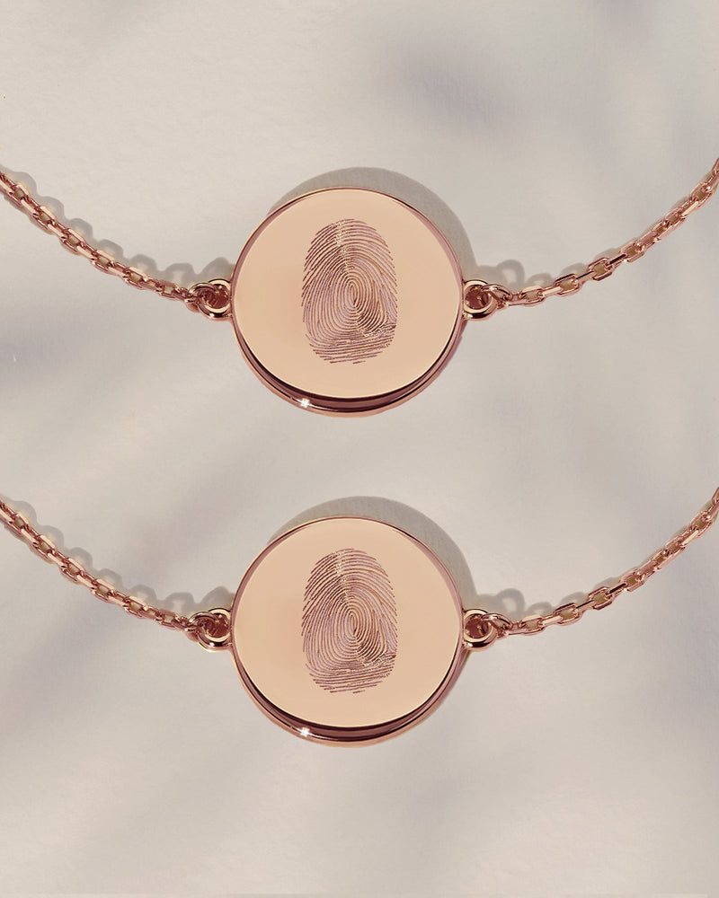 The Double Sided Fingerprint Bracelet