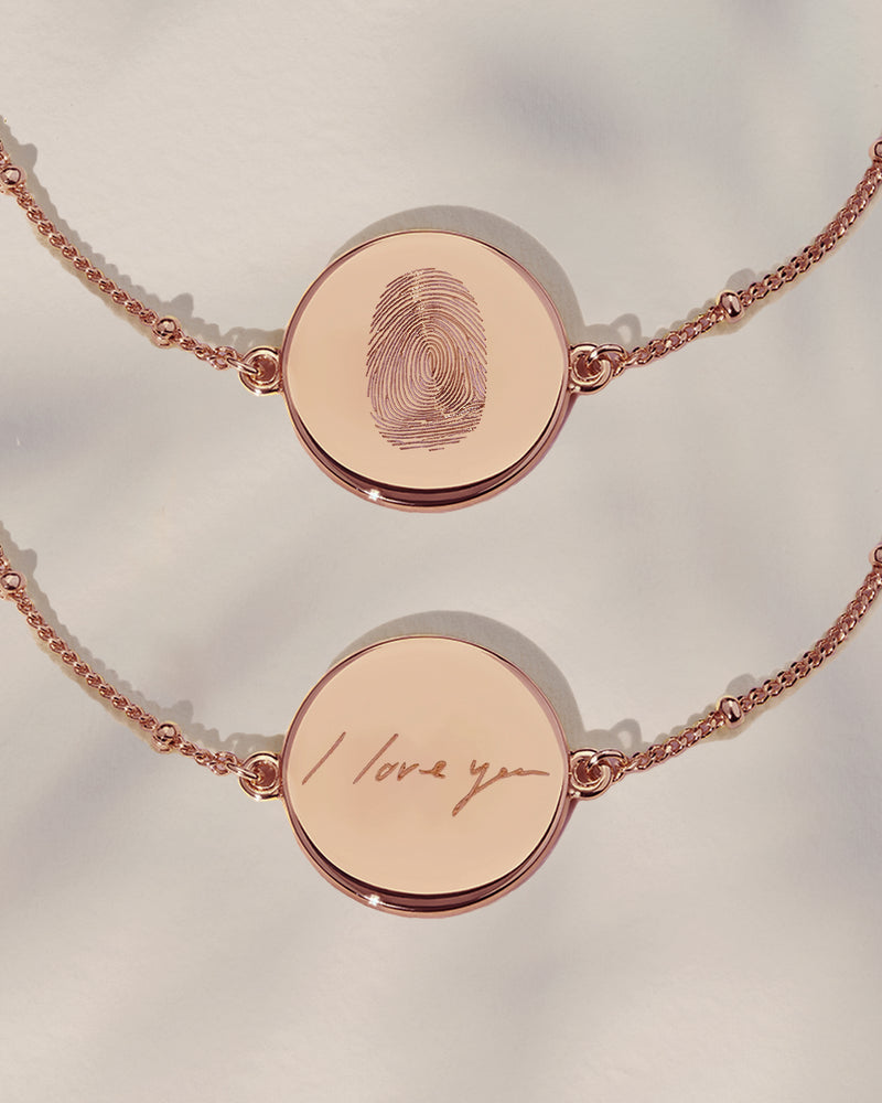 The Fingerprint & Handwriting Bracelet