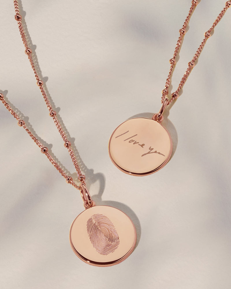 The Fingerprint & Handwriting Necklace