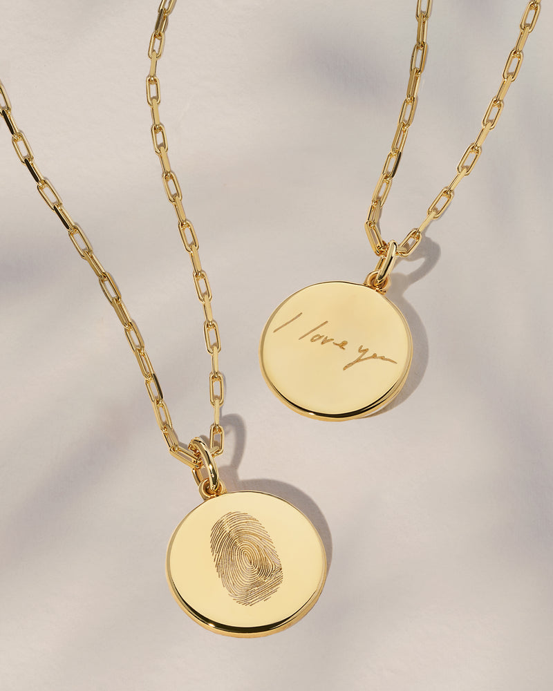 The Fingerprint & Handwriting Necklace