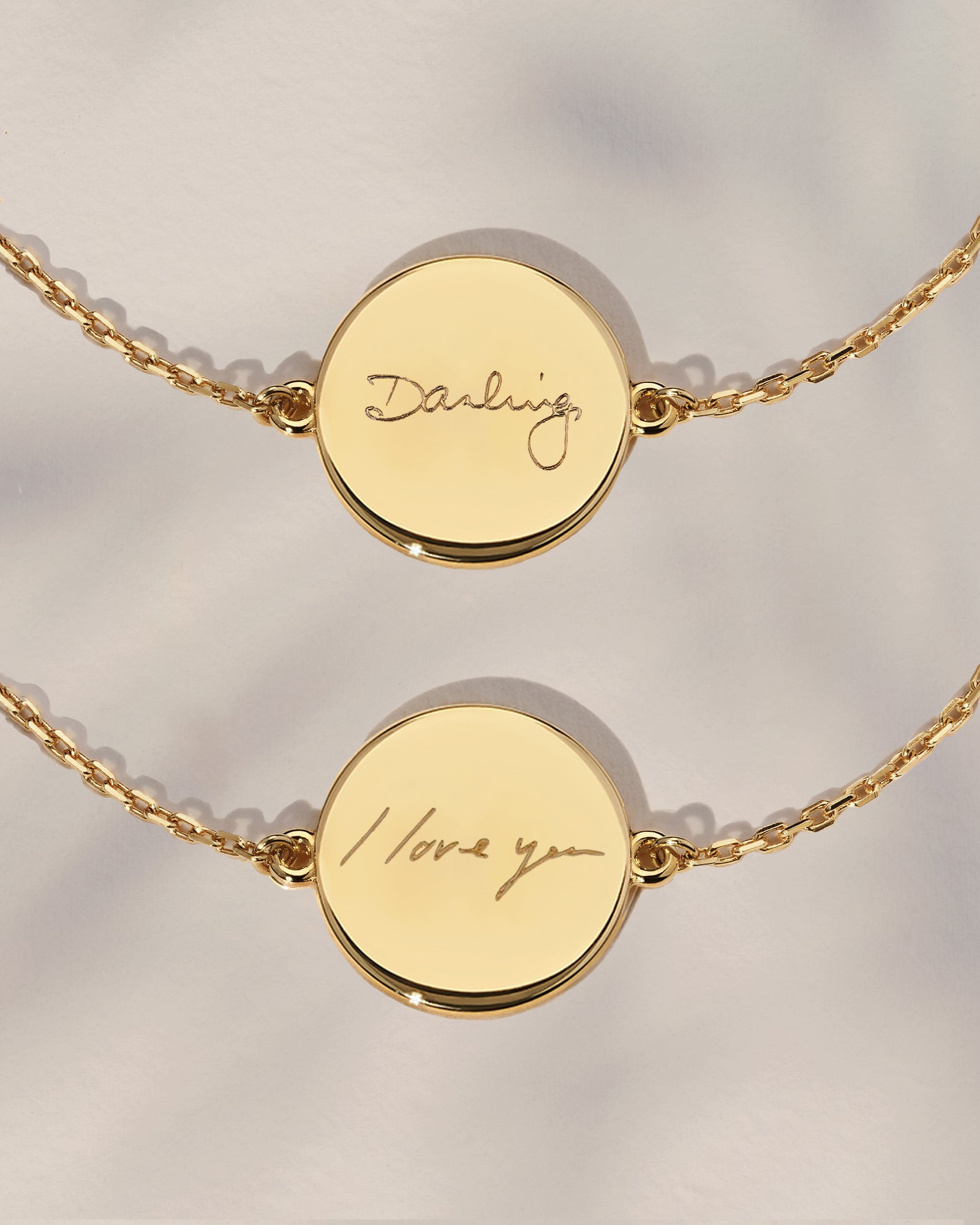 Handwrite Diamond The Double Sided Handwriting Bracelet – Deja Marc UK