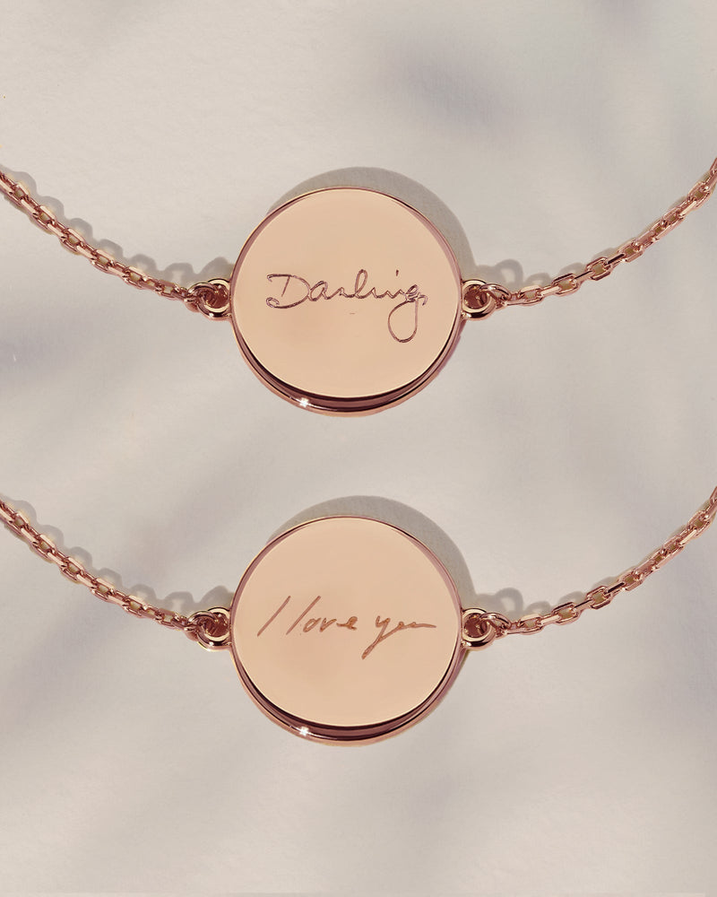 The Double Sided Handwriting Bracelet