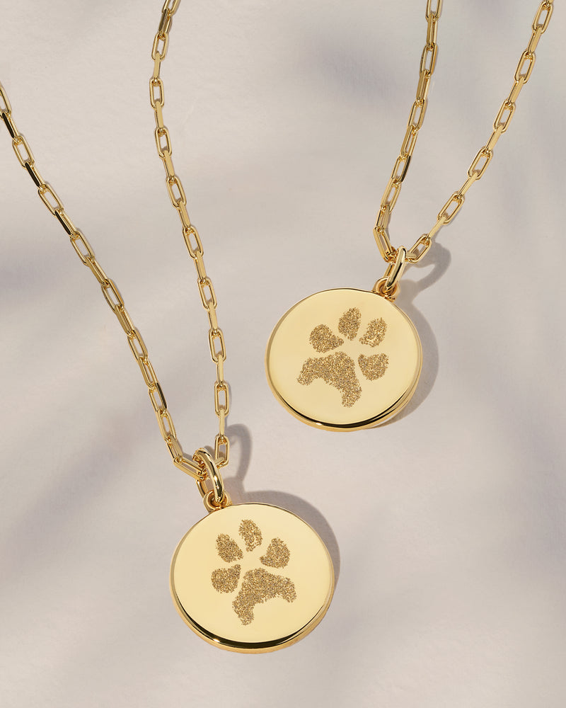 The Double Sided Paw Print Necklace