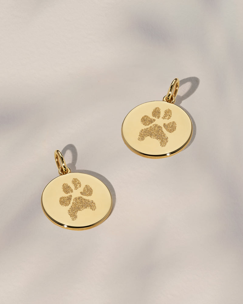 The Double Sided Paw Print Pendant
