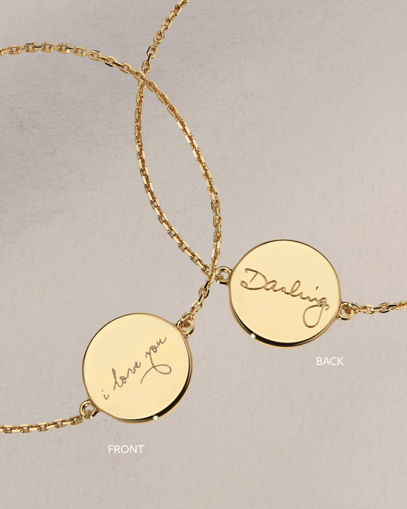 The Double Sided Handwriting Bracelet