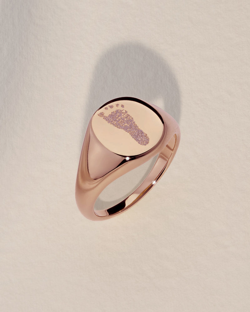 The Footprint Signet Ring