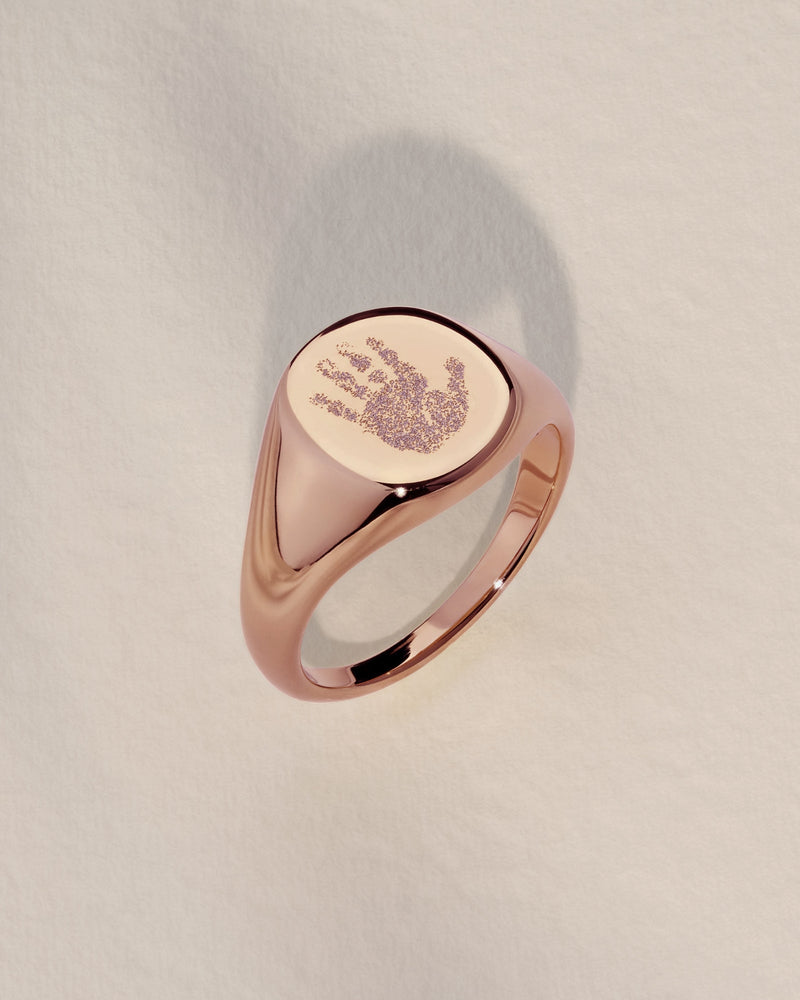 The Handprint Signet Ring