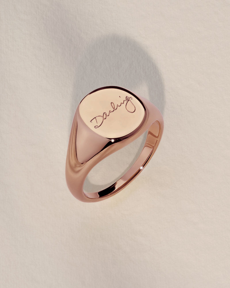 The Handwriting Signet Ring