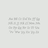 Sterling Silver | Paperclip Chain | Digital Initial