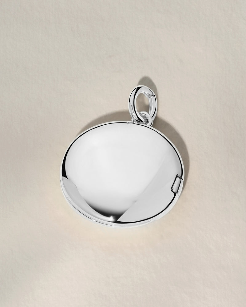 The Classic Fingerprint Round Locket Pendant