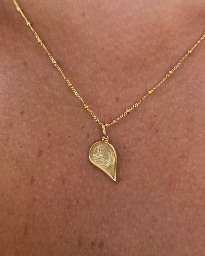 18k Gold Vermeil | Bobble Chain | Fingerprint