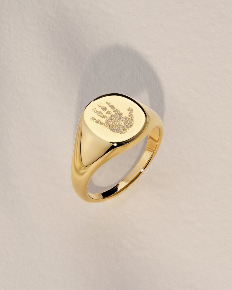 The Handprint Signet Ring