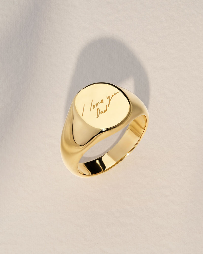 The Handwriting Signet Ring