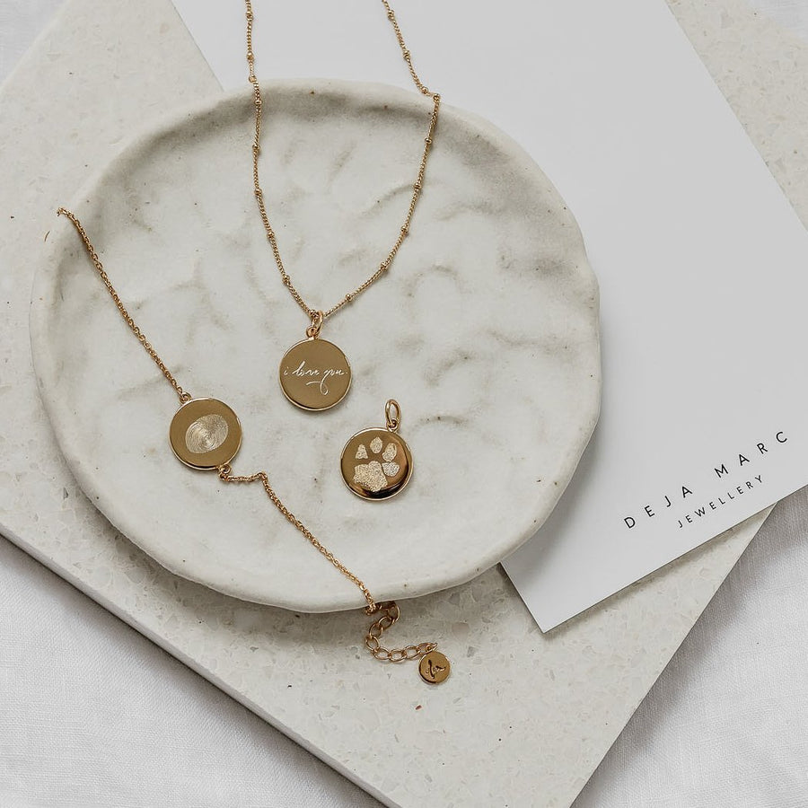 The Handwriting Necklace | Bobble Chain
